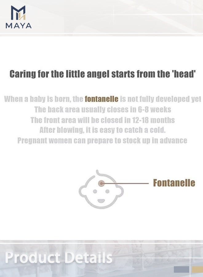 مايا قبعة شتوية للأطفال، قبعة شتوية للأطفال مزودة بأغطية أذن دافئة، قبعة شتوية ناعمة ودافئة للأطفال الرضع، مناسبة للجنسين (بنين وبنات). - Image 5